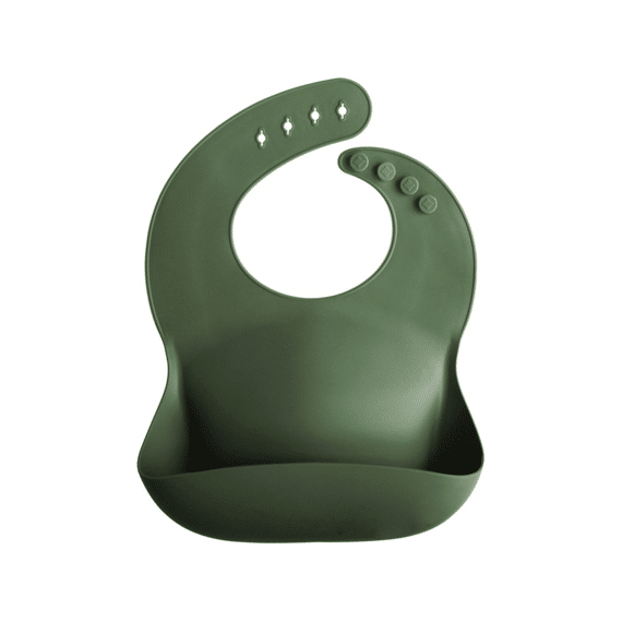 Mushie Slab Silicone Forest Green