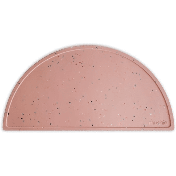 Mushie Placemat Silicone Print Confetti Pink Powder