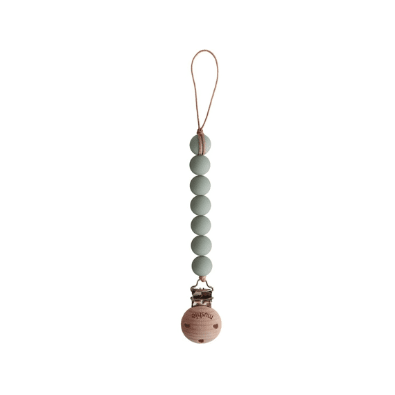 Mushie Fopspeenketting Halo Sage