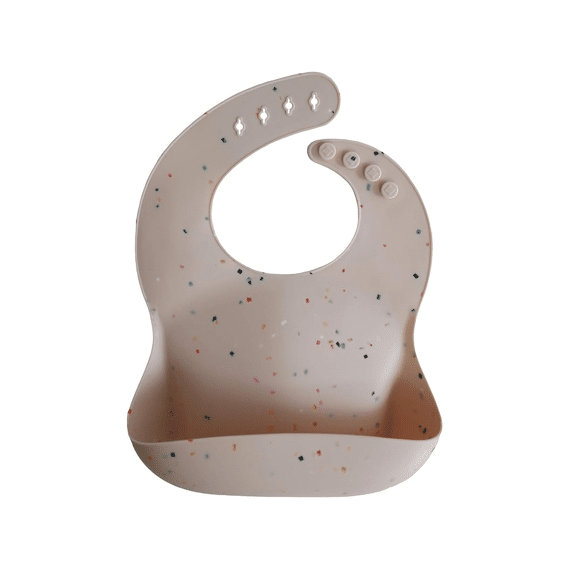 Mushie Slab Silicone Print Vanilla Confetti