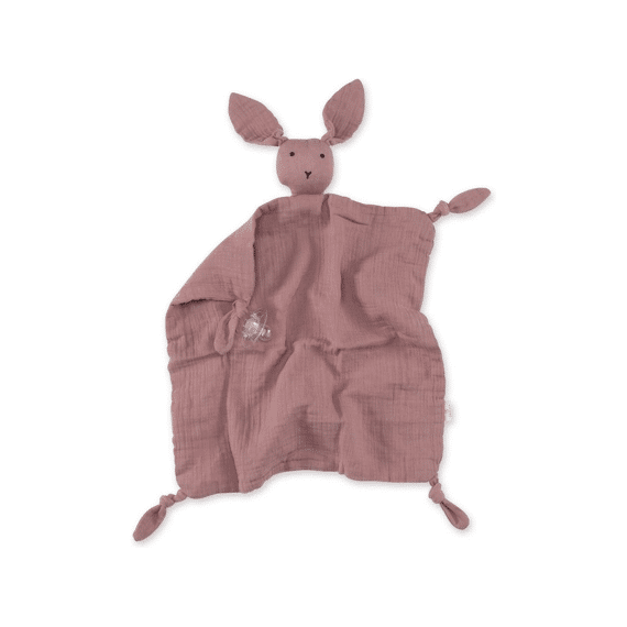 Bemini Doudou Bunny Puppet Ginger Old Pink