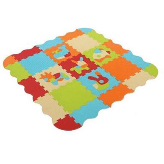 Ludi 10006 Speeltapijt Dieren 120x120 cm