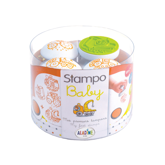 Aladine 03808 Stampo Baby Stempels Voertuigen Stempels