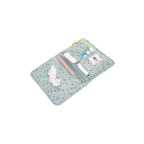 Lassig Changing Pouch Floral Mint