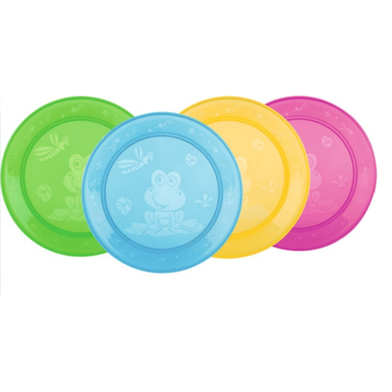 Nuby Set Van 4 Bordjes Colors
