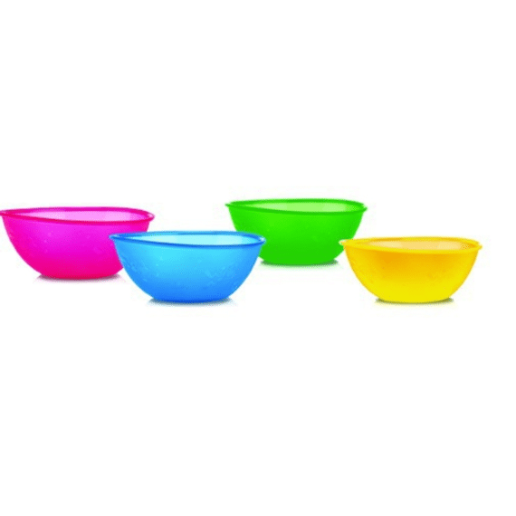 Nuby Kommetjes Colors 4-pack