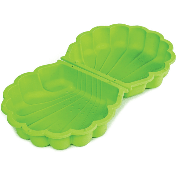 Zandbak Schelp Groen 2-delig Zandbak En Zwembad