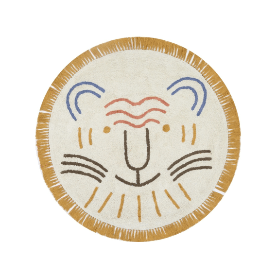 Tapis Petit Tapijt Lion Leo Dia 100cm