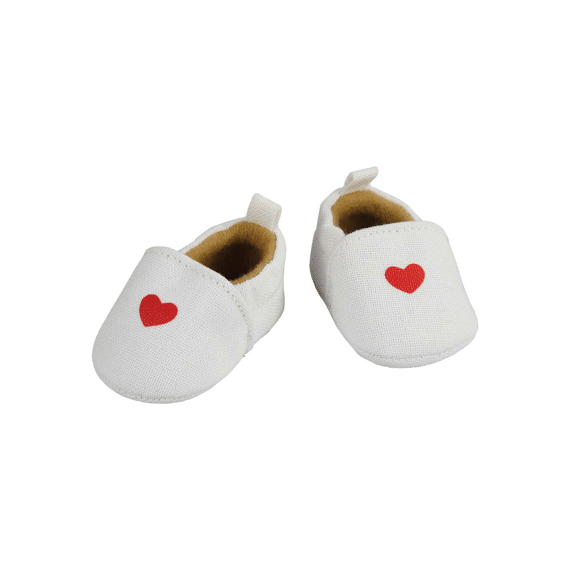 Heless Poppenslippers Met Hartje 38-45cm