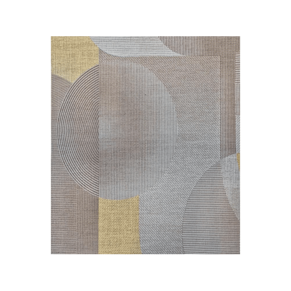 Finesse Uninap Toile Cirée 140 X 10cm Retro Ochre
