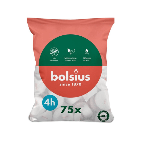 Bolsius Theelichten 4u 75st.
