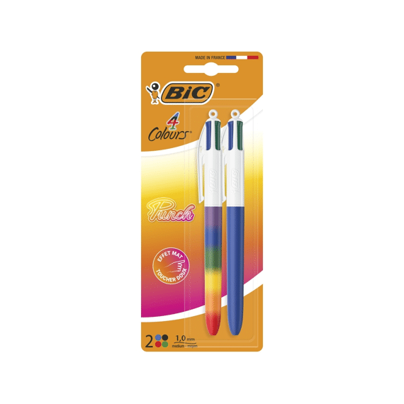 Bic Le Bar 4 Kleurenbalpen Bicolor Pastel