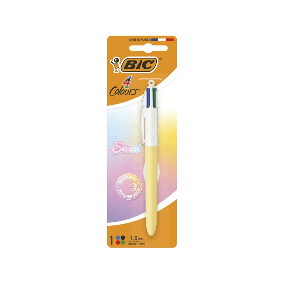 Bic Le Bar 4 Kleurenbalpen Uni Vif