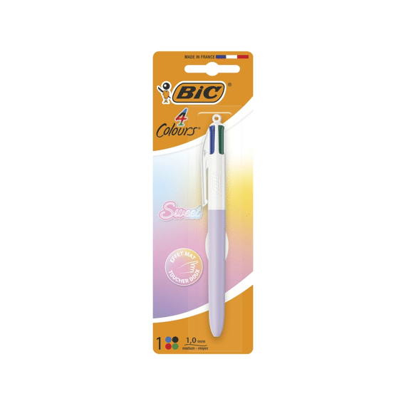 Bic Le Bar 4 Kleurenbalpen Uni Vif