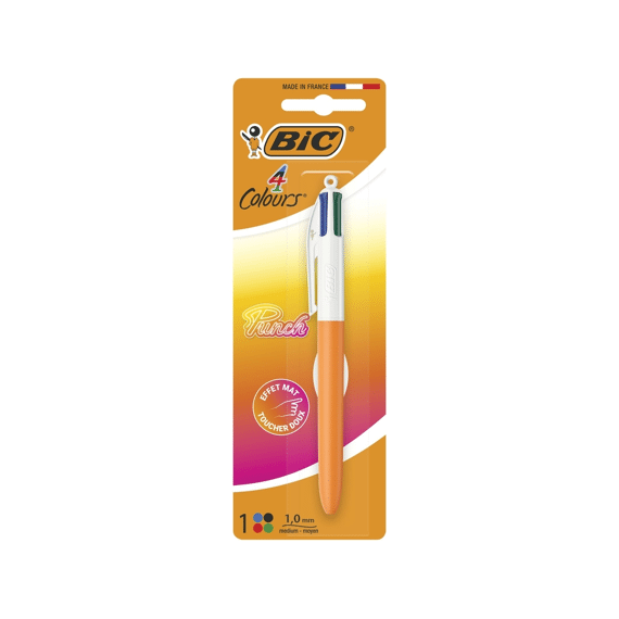 Bic Le Bar 4 Kleurenbalpen Uni Pastel