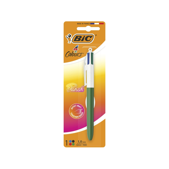 Bic Le Bar 4 Kleurenbalpen Uni Pastel