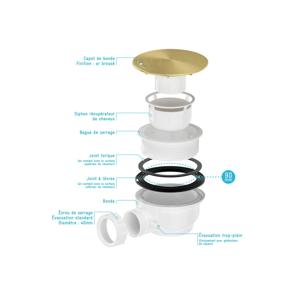 Aurlane 90 Mm Gouden Kap