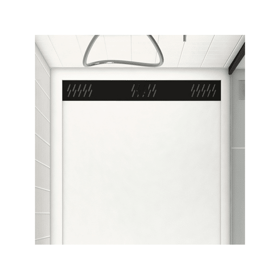 Aurlane Pedra & Pure Mat Zwart Kanaalrooster 2 L