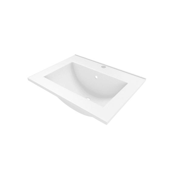 Aurlane Houten Keramische Wastafel 50