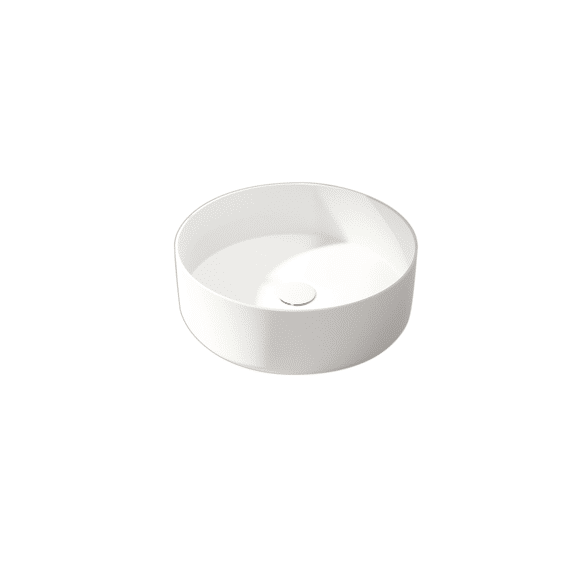 Aurlane Opzetwastafel 36x36x12cm Mat Wit