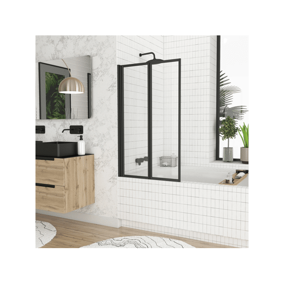 Aurlane  Badkuipbeschermer Duo 70x120 Mat Zwart