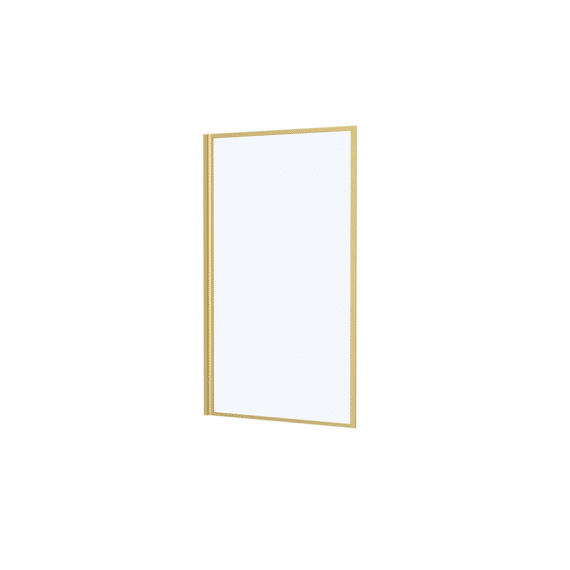 Aurlane Badkuip Wand Golden Edge Badkuip Scherm 130x75