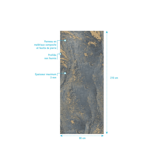Aurlane  Homestone Venus Wandpaneel 90*210cm