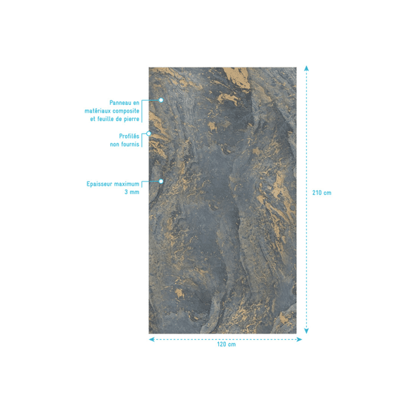Aurlane  Homestone Venus Wandpaneel 120x210cm