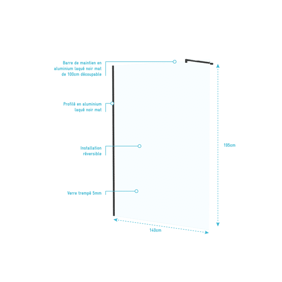 Aurlane Essential 140x195 Zwart