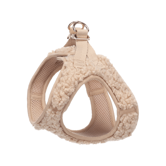 Flamingo  Hond Harnas Step&go Pookie Beige L  32-37cm 42-46cm