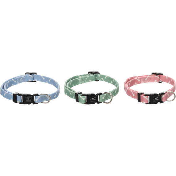 Flamingo  Hond Halsband Puppy Sari Meerdere  Kleuren Xs 20-35cm 10mm