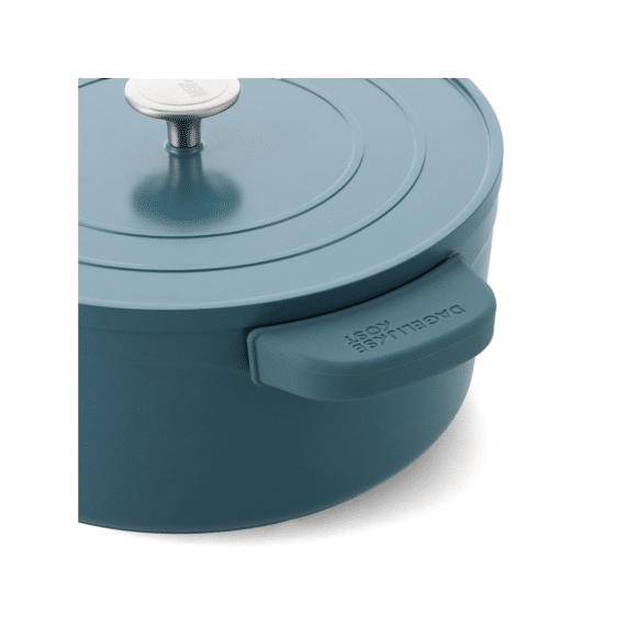 Dagelijkse Kost Stoofpot Aluminium 26cm Met Deksel Blauwgroen