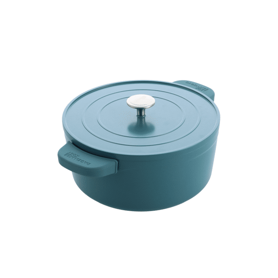 Dagelijkse Kost Stoofpot Aluminium 26cm Met Deksel Blauwgroen