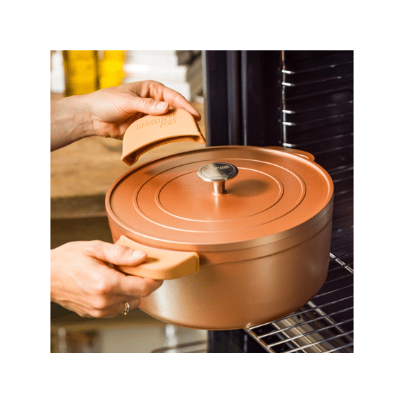 Dagelijkse Kost Stoofpot Aluminium 26cm Met Deksel Koper