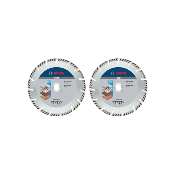 Bosch Diamantschijf 2 Stuks 230mm