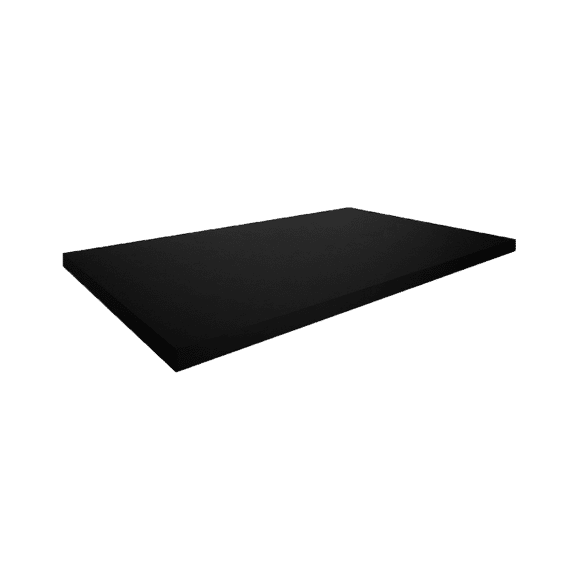 Marmaris Topblad 80x46x2,5 Cm Mat Zwart