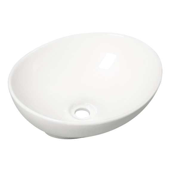 Barco Waskom Ovaal 40 X 33 X 14,5 Cm Keramiek Glans Wit