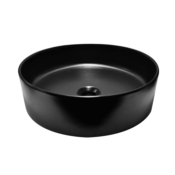 Link Waskom Rond 40 X 12 Cm Keramiek Mat Zwart