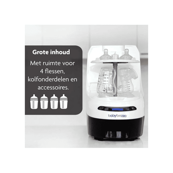 Baby Brezza Flessenreiniger Pro Black And White