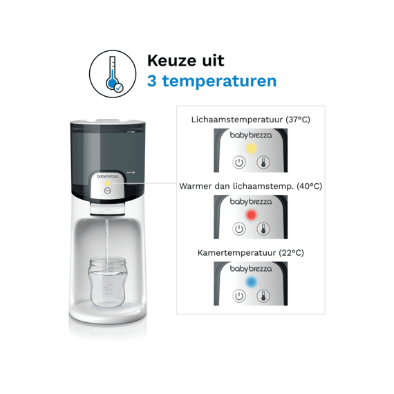 Baby Brezza Instant Flessenverwarmer White