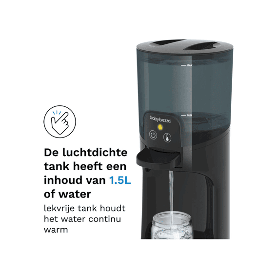 Baby Brezza Instant Flessenverwarmer Black
