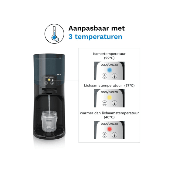 Baby Brezza Instant Flessenverwarmer Black