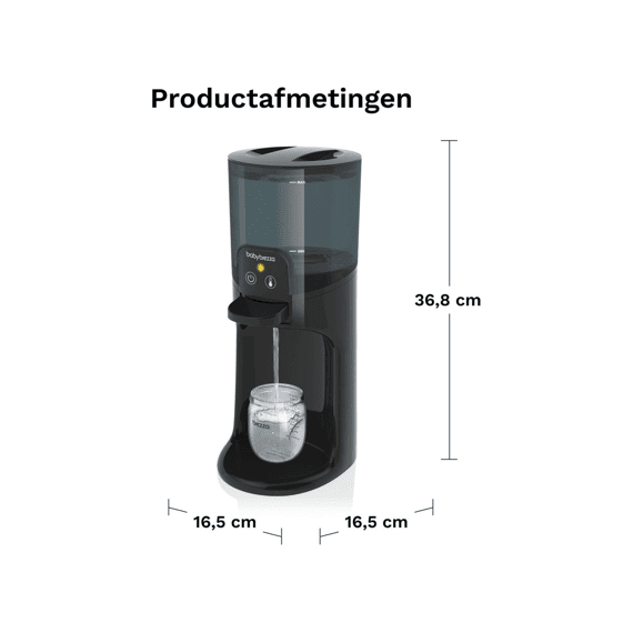 Baby Brezza Instant Flessenverwarmer Black