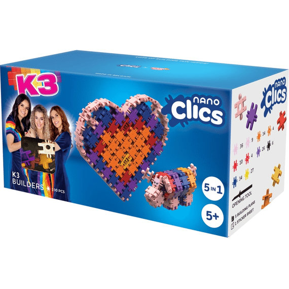 Nano Clics K3 Builders 190 Stuks