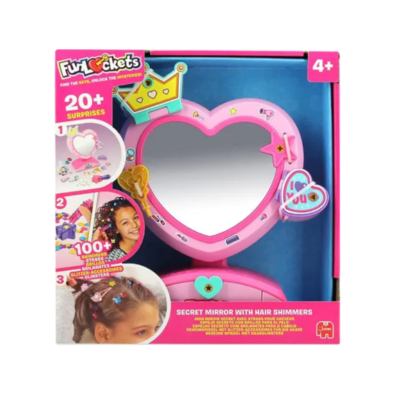 Jumbo Funlockets Secret Mirror With Hairshimmers