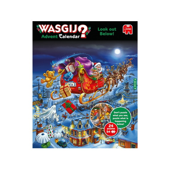 Jumbo Wasgij Christmas Advent Calendar 2025 Reindeer Rumpus!