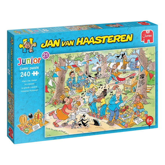Jumbo Puzzel 240 Stuks Jan Van Haasteren Junior 21 Kings Day Market