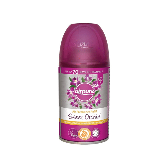 Airpure Luchtverfrisser Navulling Air-o-matic Sweet Orchid 250ml