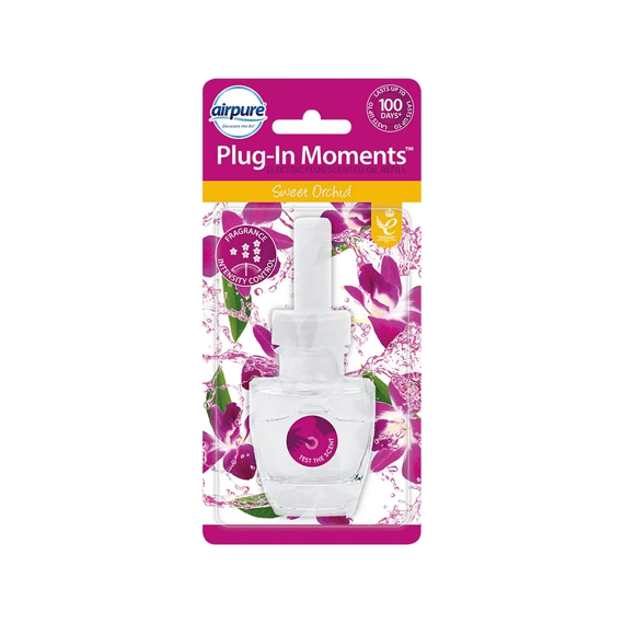 Airpure Luchtverfrisser Navulling Plug-in Moments Sweet Orchid 20ml
