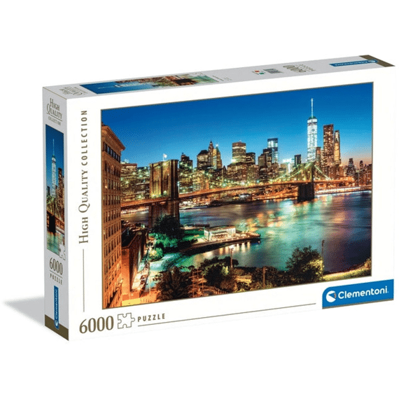 Clementoni Puzzel 6000 Stuks Brooklyn Bridge Lights